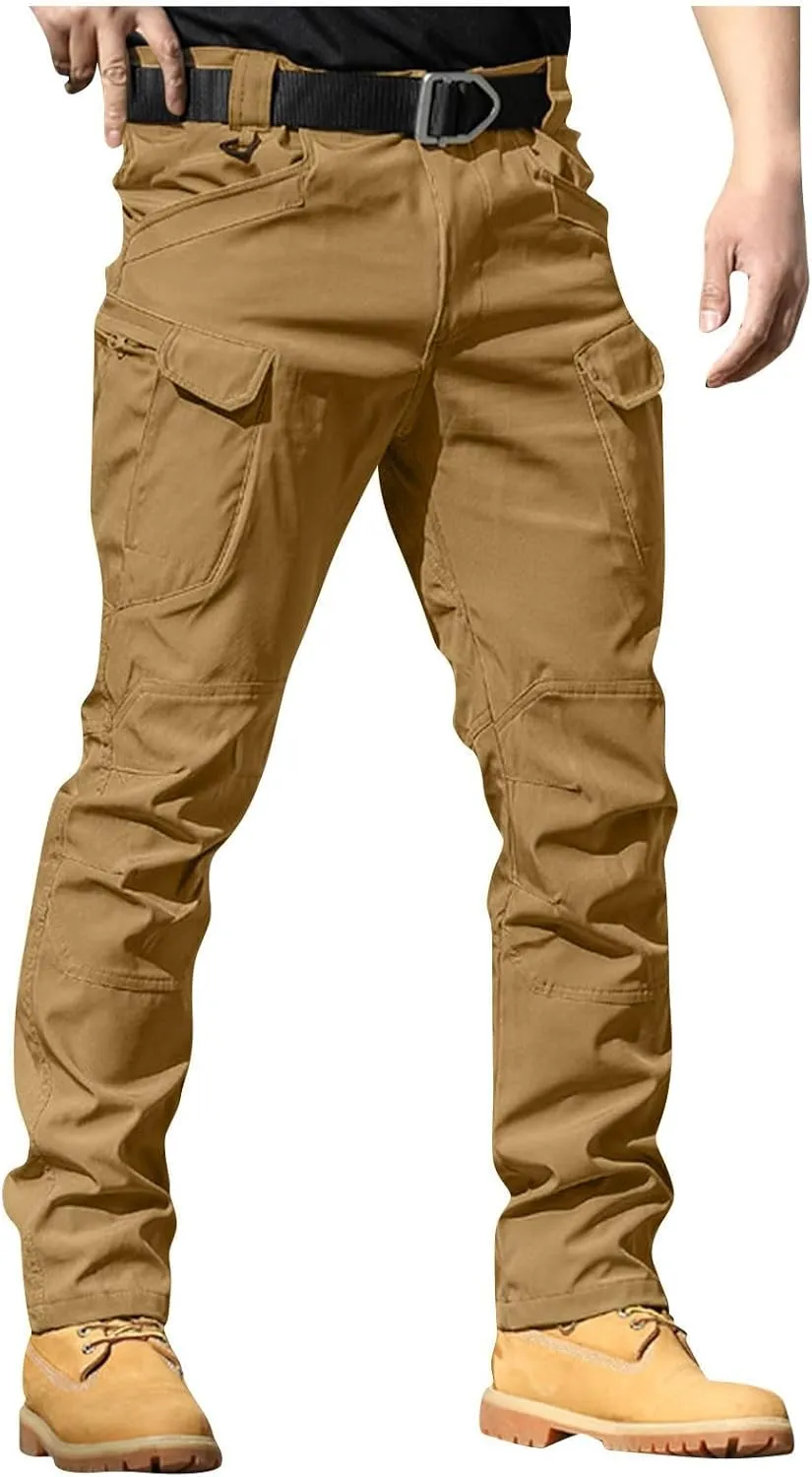 Cargo Pants for Men Climbing Relaxed Fit Flexcamo Work Pants Quick-Dry Stretch Outdoor Classic Travel Tactical Pant