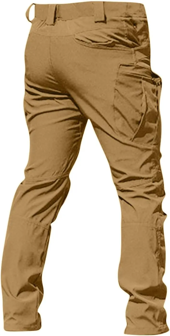 Cargo Pants for Men Climbing Relaxed Fit Flexcamo Work Pants Quick-Dry Stretch Outdoor Classic Travel Tactical Pant