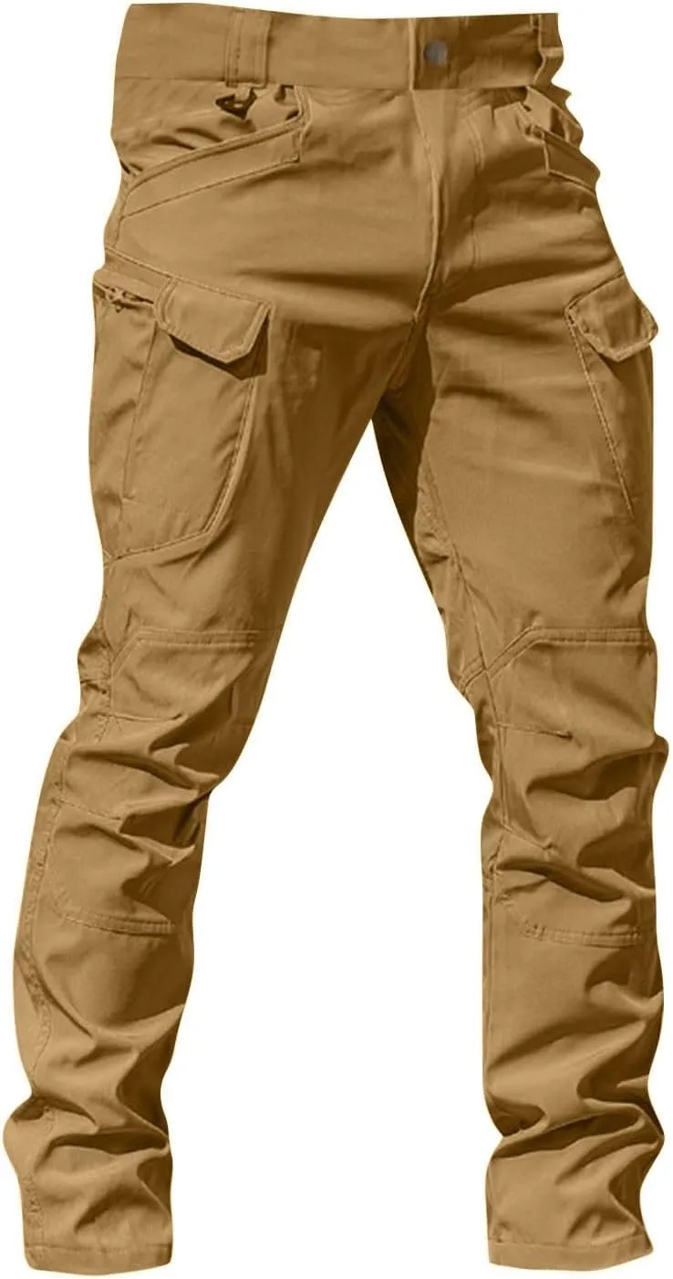 Cargo Pants for Men Climbing Relaxed Fit Flexcamo Work Pants Quick-Dry Stretch Outdoor Classic Travel Tactical Pant