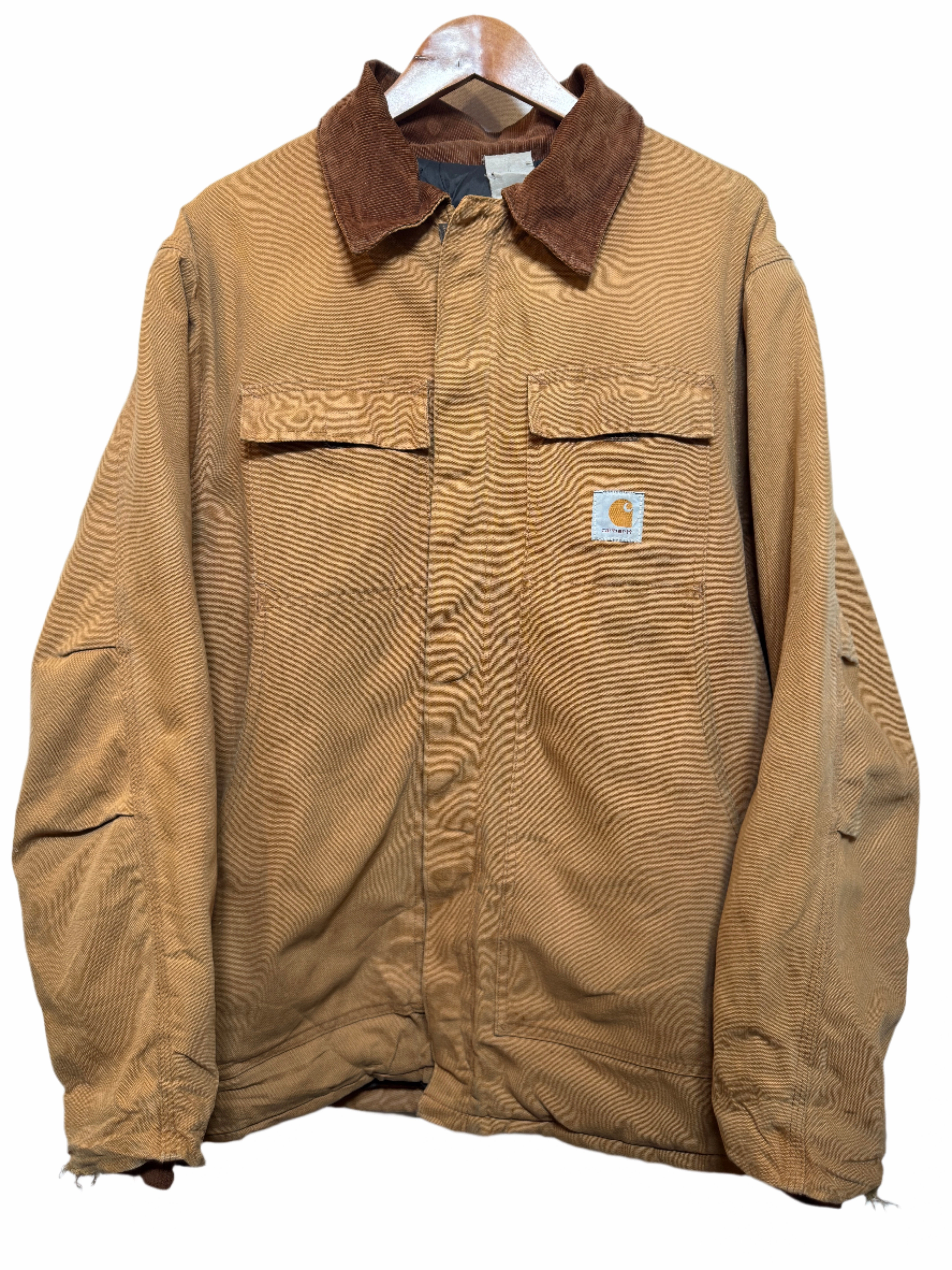 Carhartt Mens Beige Worker Jacket (Size XXL) Sign Opinion