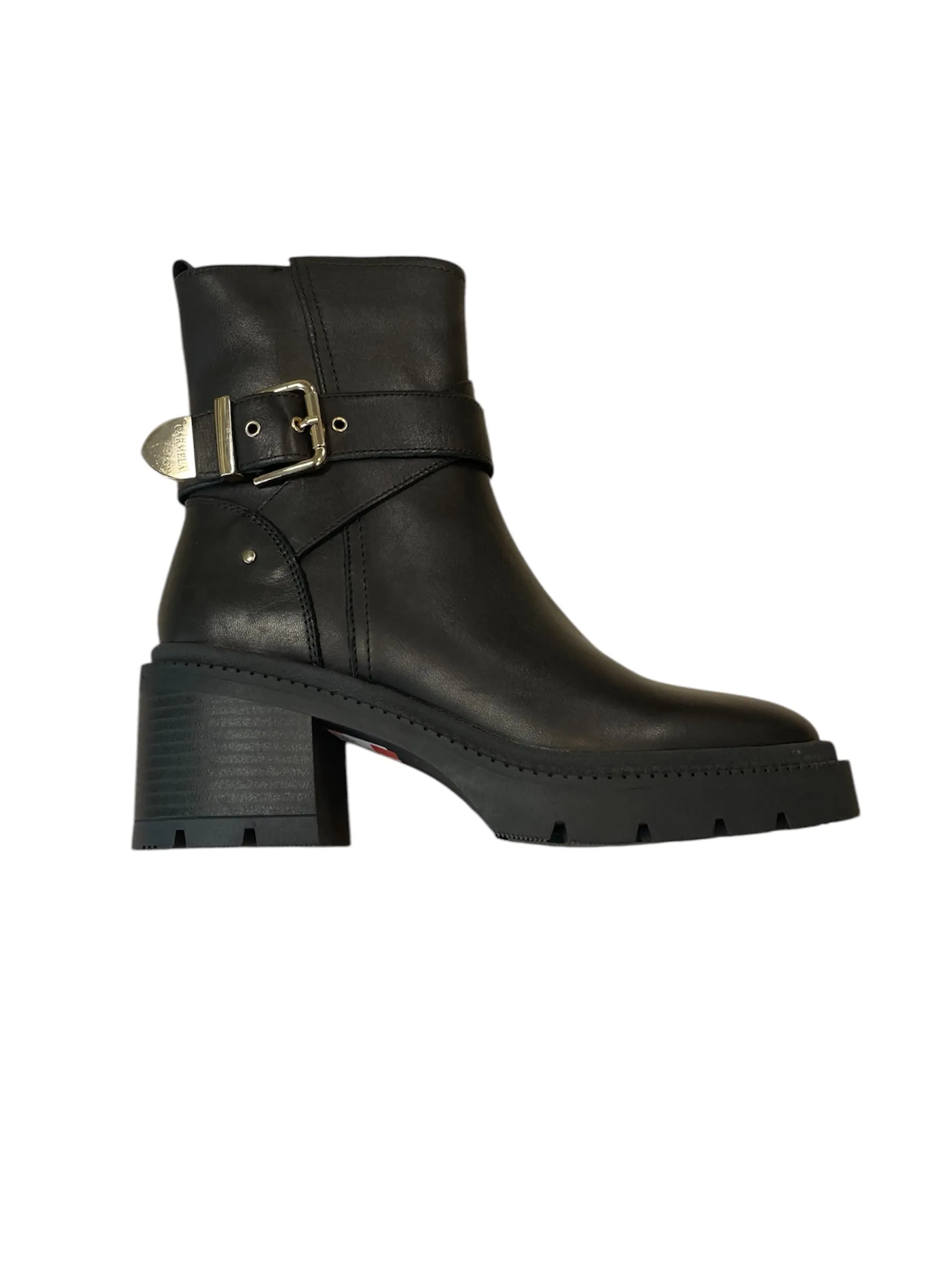 Carmela black leather Chelsea boot