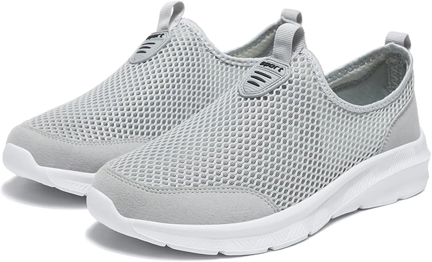 Casual Dress Shoes Fashion Summer Men Breathable Mesh Shallow Lace Up Casual Shoes