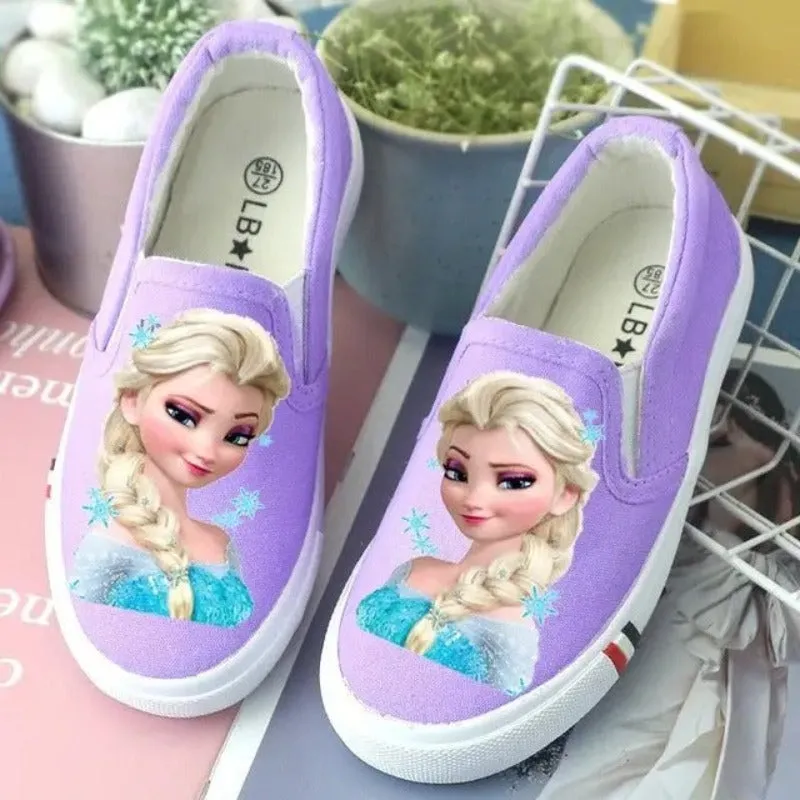 Casual Princess Elsa Canvas Shoes