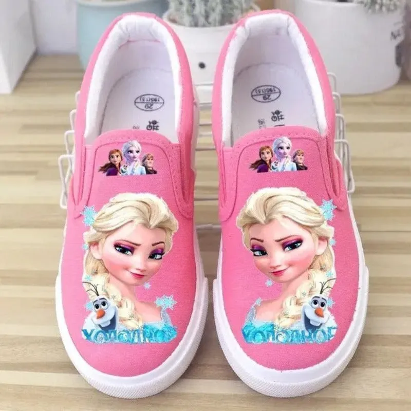 Casual Princess Elsa Canvas Shoes