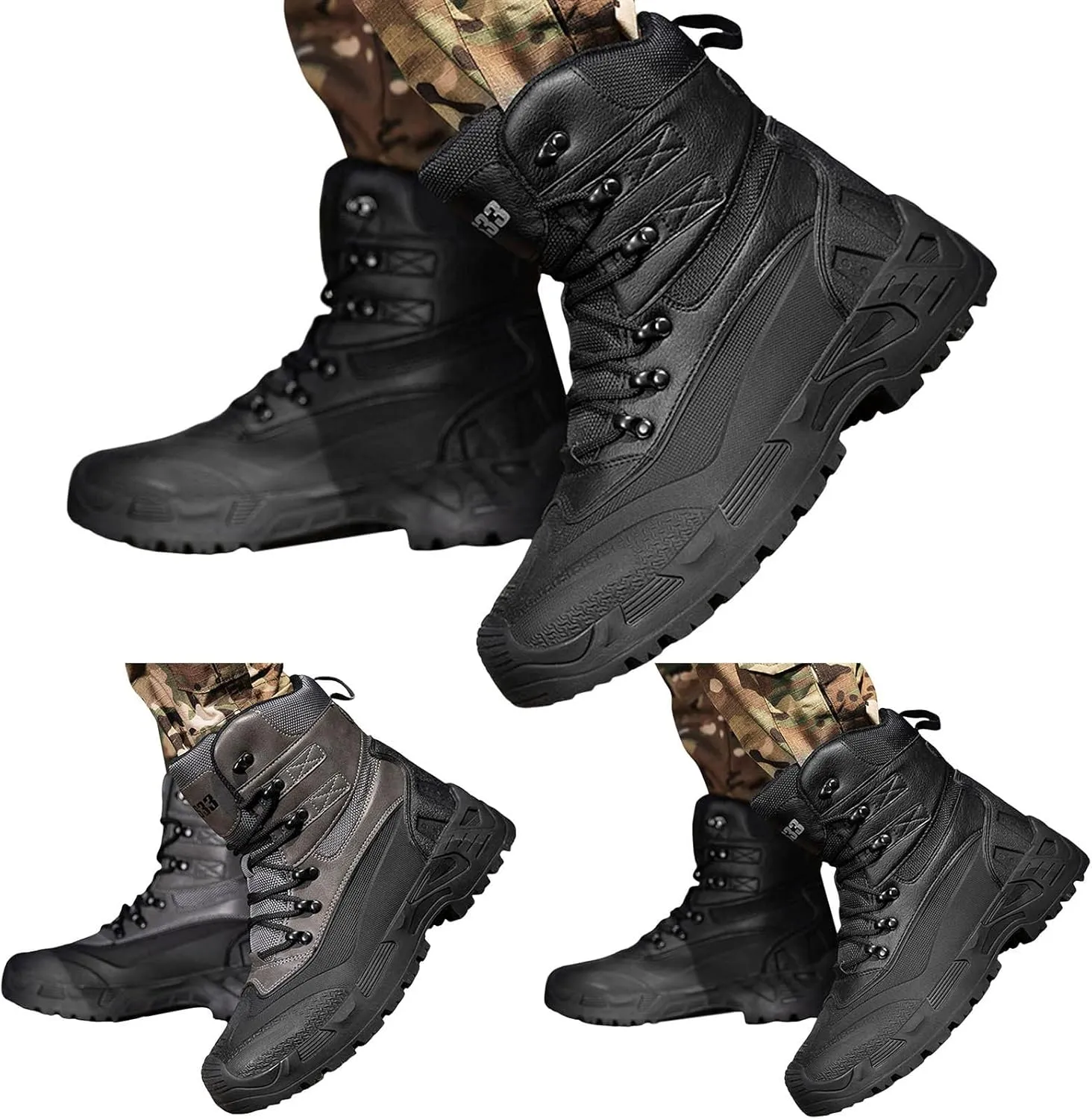 Casual Shoes for Men Men Sports Shoes Fashion New Pattern Outdoor Mountaineering Boots Physical Training Boots Thick
