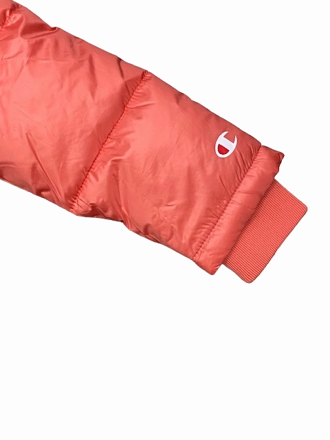 Champion Giacca da bambina con cappuccio 306202 PS171 TRSE rosa Four Way Stretch Material Layered Look