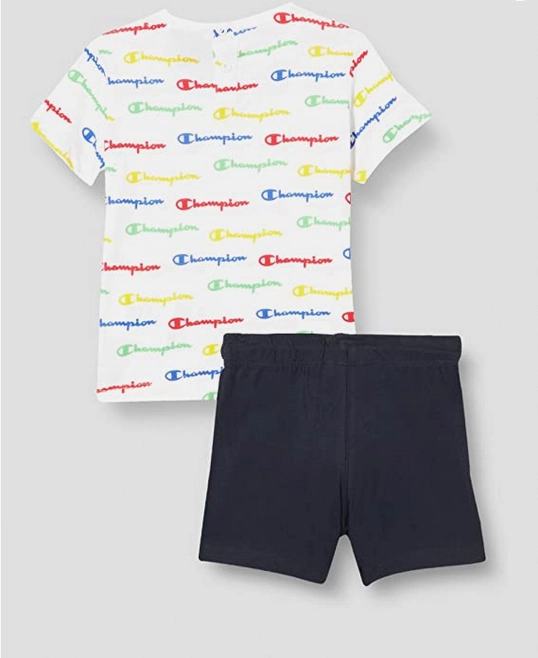 Eco Friendly Production Chic Look Champion completino da Bimbo Legacy American Classico A 306303 WL001 WHT bianco