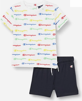 Champion completino da Bimbo Legacy American Classico A 306303 WL001 WHT bianco Solid color purity Smart Design