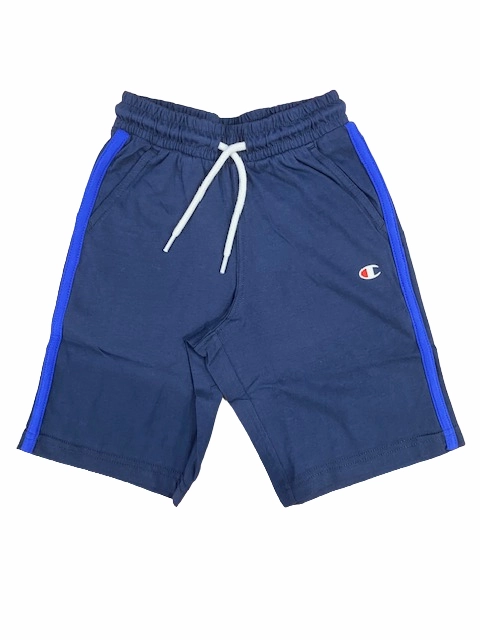 Champion completino da ragazzo Legacy Graphic Canotta   Bermuda 306318 BS071 ETR bluette-navy Practical 4 Way Stretch