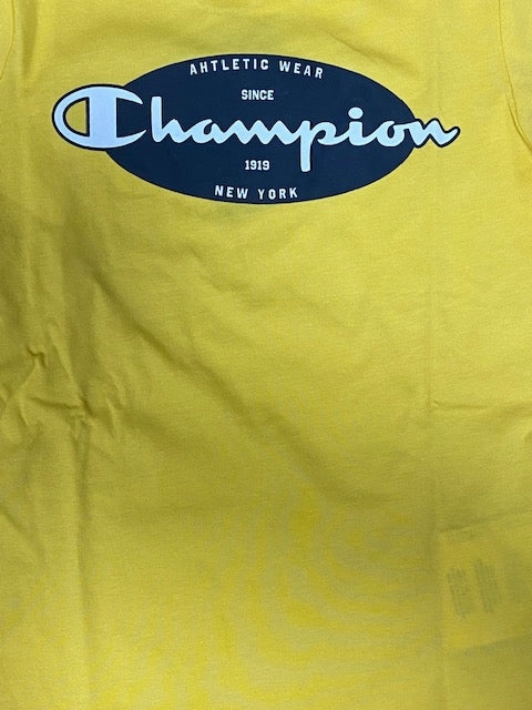 Easy Style Wear Champion completino da ragazzo Legacy Graphic T-shirt + Bermuda 306314 YS043 MIY giallo-blu