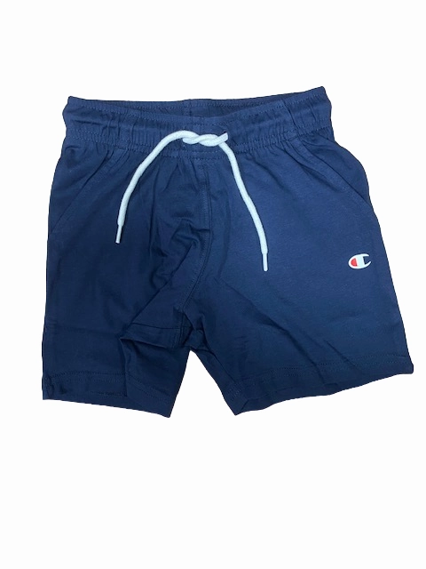 Champion completino da ragazzo Legacy Graphic T-shirt + Bermuda 306314 YS043 MIY giallo-blu Daily Style Urban Casual