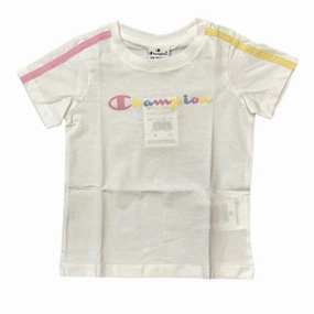 Quick Dry Material Champion Crewneck T-shirt 404349 WW001 WHT white