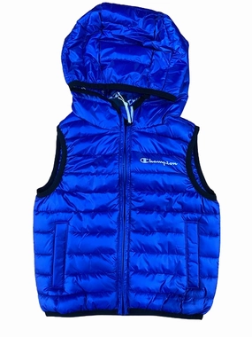 Champion Gilet con cappuccio Unisex da ragazzi Legacy Outdoor Light Small Logo 306486 BS071 ETR bluette Bold Look suitable for autumn festivals