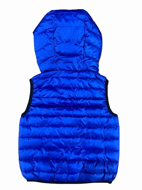 Champion Gilet con cappuccio Unisex da ragazzi Legacy Outdoor Light Small Logo 306486 BS071 ETR bluette Multi Pocket Configuration