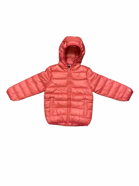 Champion Piumino con cappuccio da ragazza 306197 PS171 TRSE rosa Multi Pocket Style waterproof
