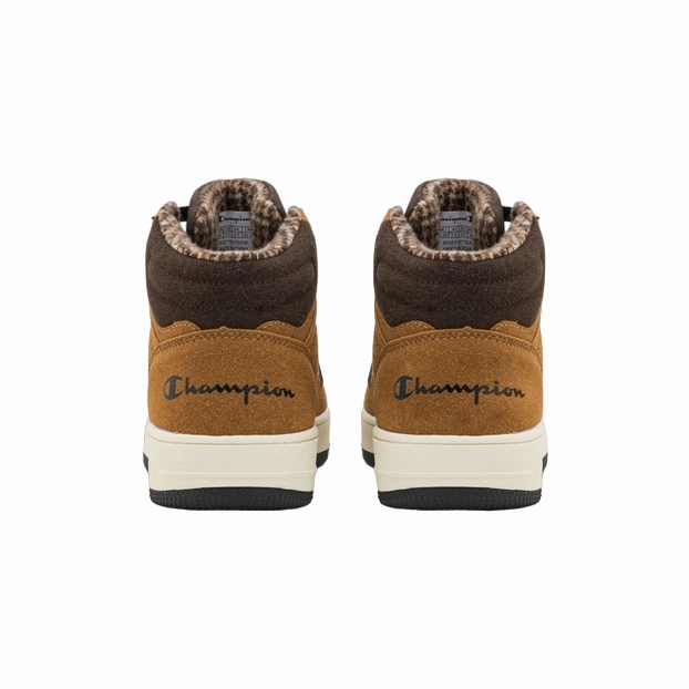 track - ready Champion scarpa sneakers alta da ragazzo Rebound Mid Winterized S32719 YS008 giallonero
