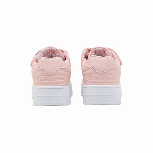 Champion scarpa sneakers con zeppa da bambina Rebound Platform Animalier S32753 PS019 rosa summer use Shock Absorbing Insole