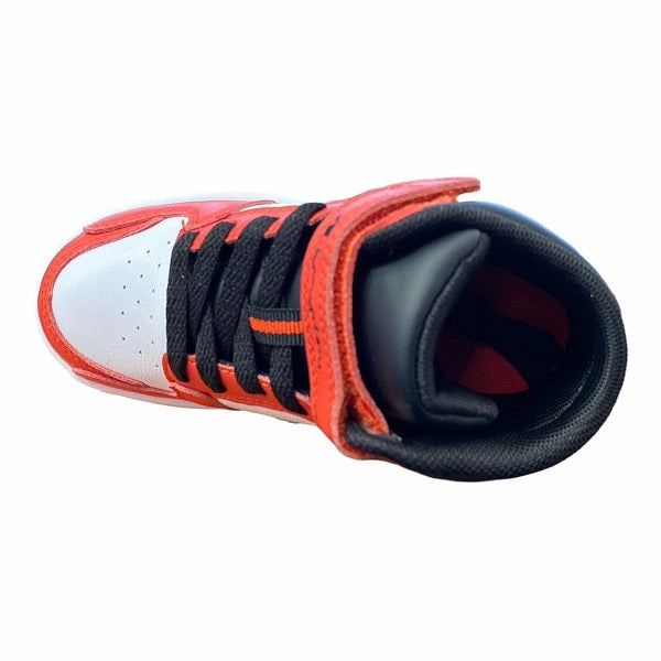 Champion scarpa sneakers da ragazzo Rebound 2.0 Mid S32262 WW006 WHT bianco-arancio-nero running in a desert area sprint - specific shoes