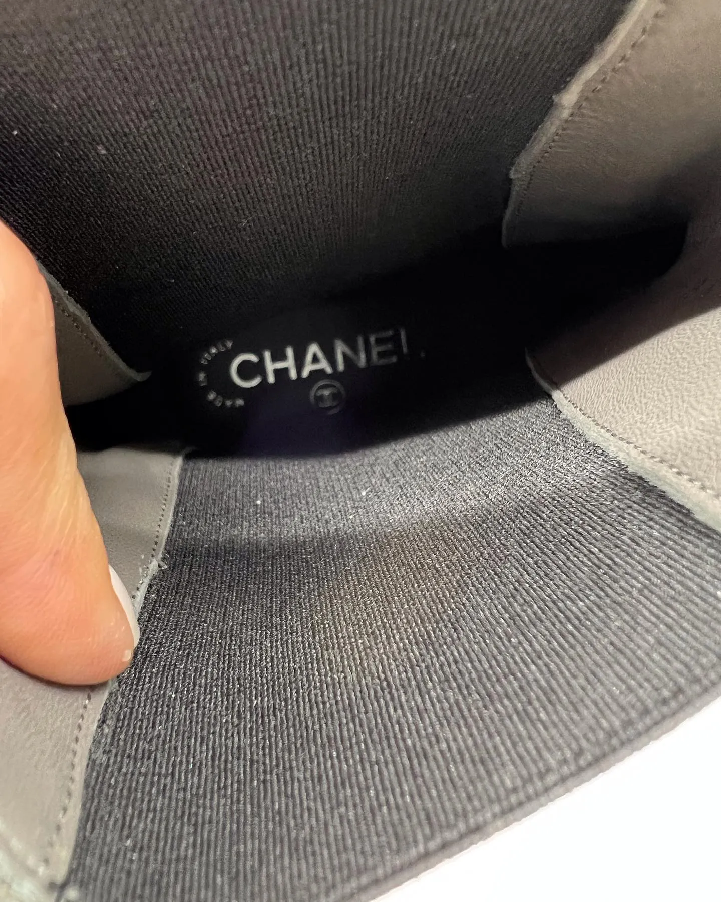 CHANEL CALFSKIN PATENT CAP TOE CC LOGO CHELSEA LEATHER BOOTS
