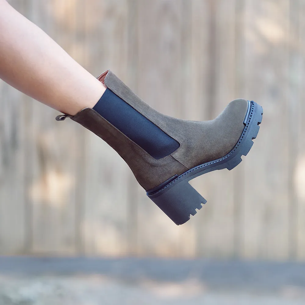 CHELSEA BOOTS ANN TUIL ACAJOU