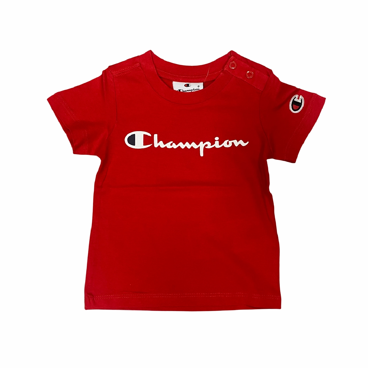 Champion 3 magliette manica corta da bambina 306900 RS069 rosso-panna-rosa Bright and Bold