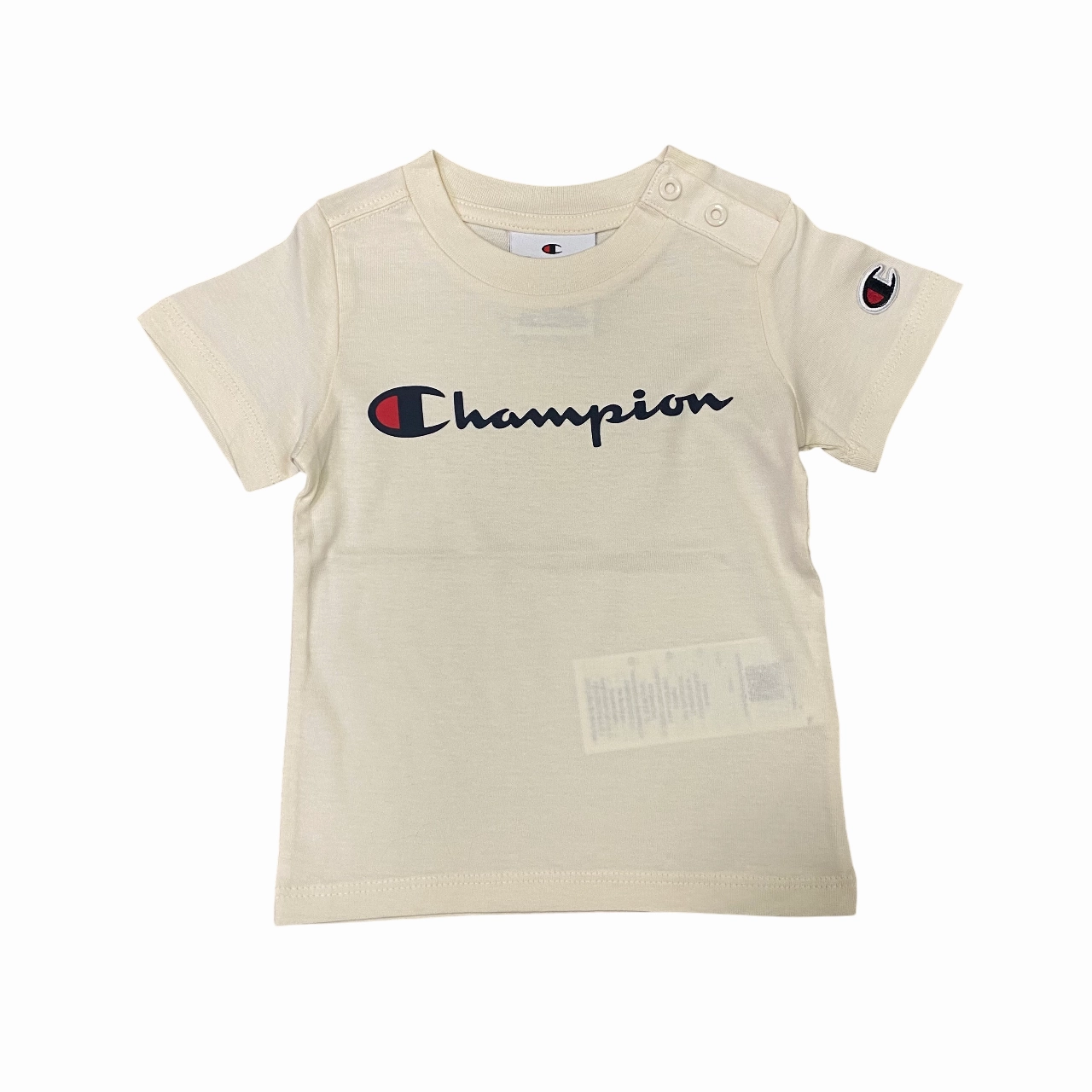 Brushed Interior Lining Champion 3 magliette manica corta da bambina 306900 RS069 rosso-panna-rosa