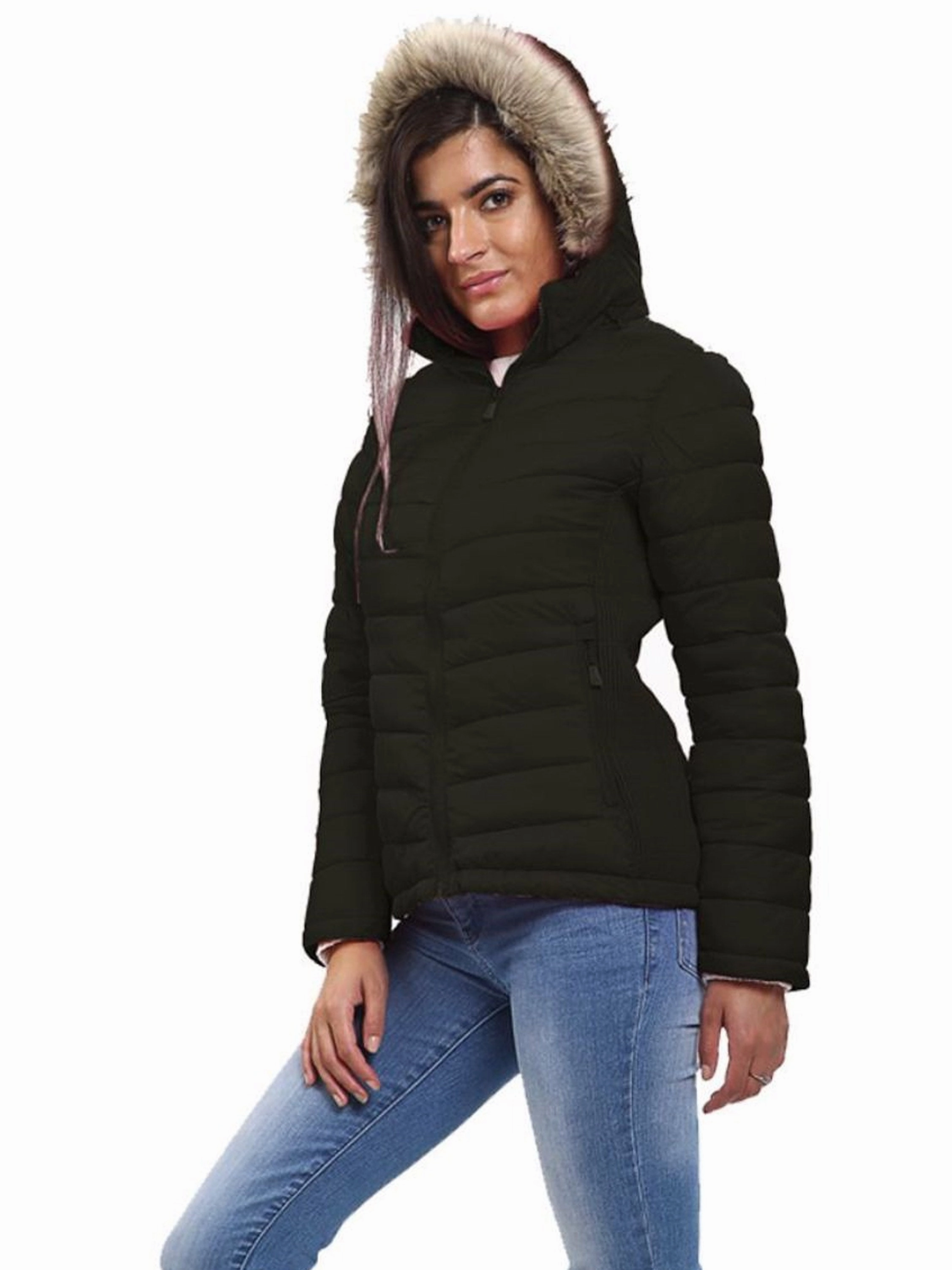 Kruze | Womens Hooded Puffer Jacket layering option Outdoor Layer
