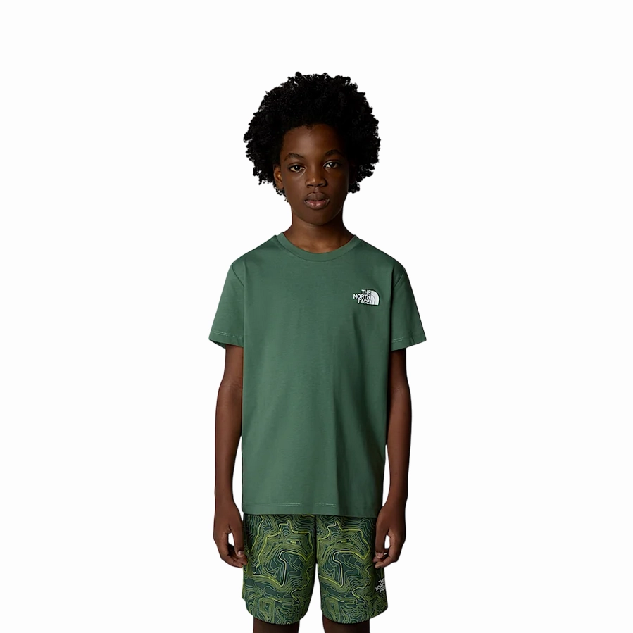 Effortless Wearable Valentine's Day The North Face maglietta manica corta junior Redbox NF0A89VTHCH verde