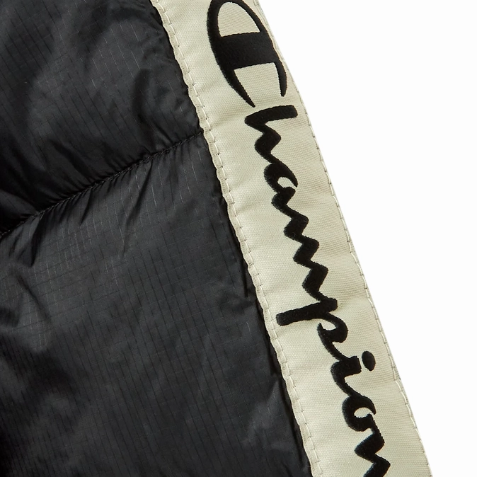 Champion Piumino con cappuccio junior unisex 404518 KK001 NBK nero Outdoor Utility