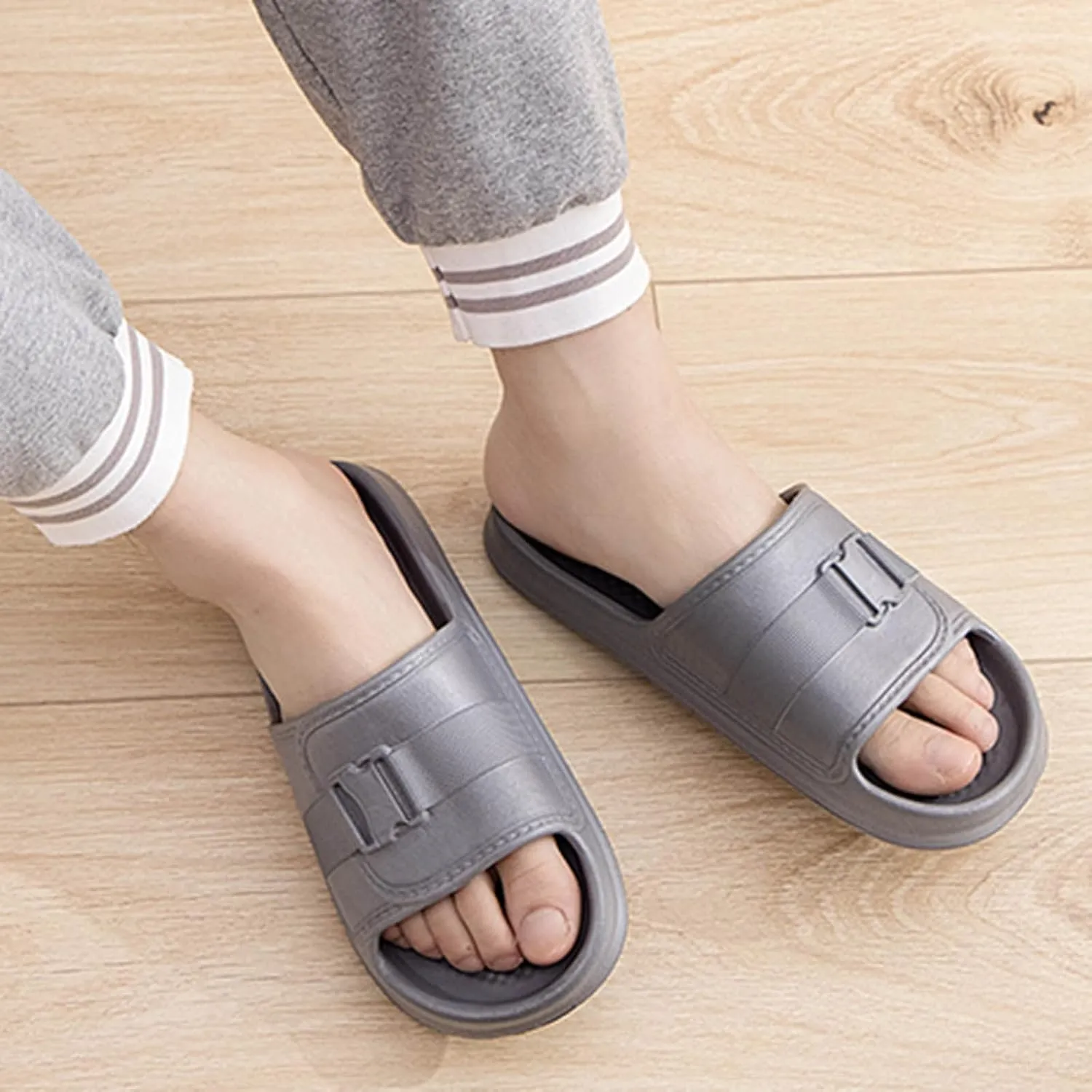 Cloud Slippers for Men Womens Slides Bathroom Slippers Men Shower Shoes Women Dorms Bathroom Ultra Comfort