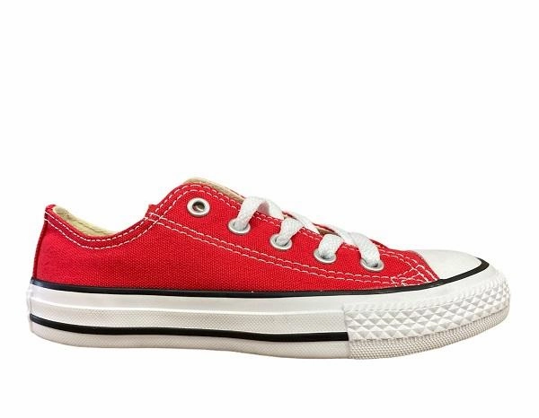 High Abrasion Resistance Converse scarpa sneakers da ragazzi Chuck Taylor All Star Classica bassa 3J236C rosso
