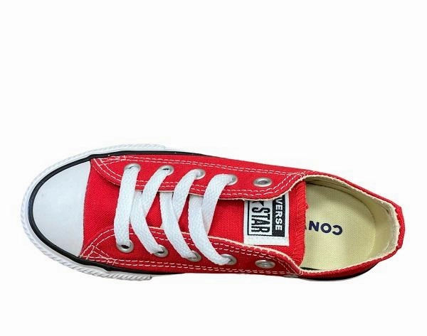 Converse scarpa sneakers da ragazzi Chuck Taylor All Star Classica bassa 3J236C rosso Mesh - Upper