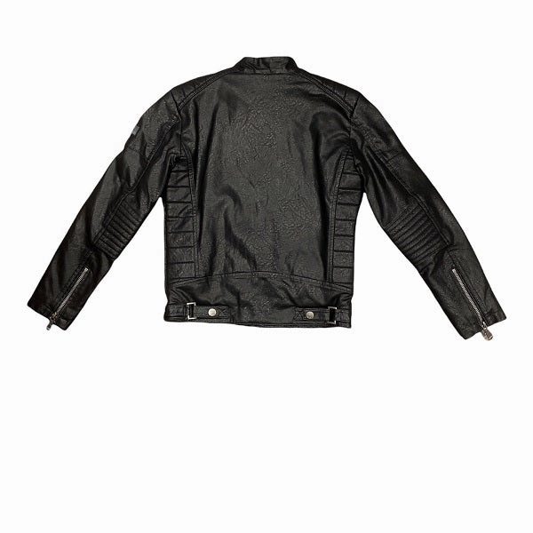 YES ZEE Giubbotto Ecopelle da bambino J826GKJJ 0801 nero Pub