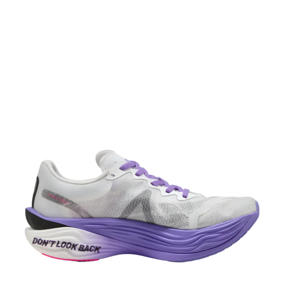 PUMA Women's Deviate NITRO Elite 3 DIGITOKYO Running Shoes in PUMA White/Dark Amethyst AW25 Comfortable Jog
