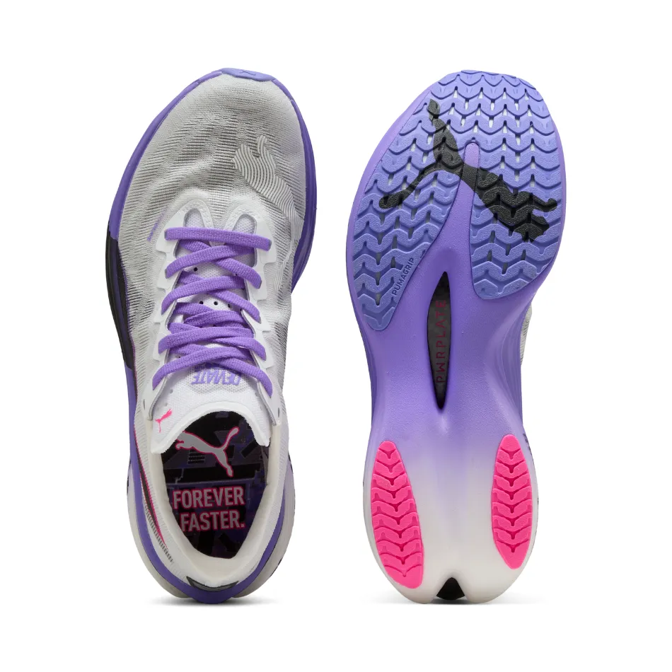 Unique Design PUMA Women's Deviate NITRO Elite 3 DIGITOKYO Running Shoes in PUMA White/Dark Amethyst AW25