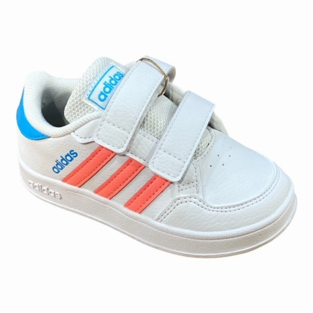 Multi Density Foam Layers Tuned Stability Rails Adidas sneakers da bambino Breaknet CF I GY6019 white-acired