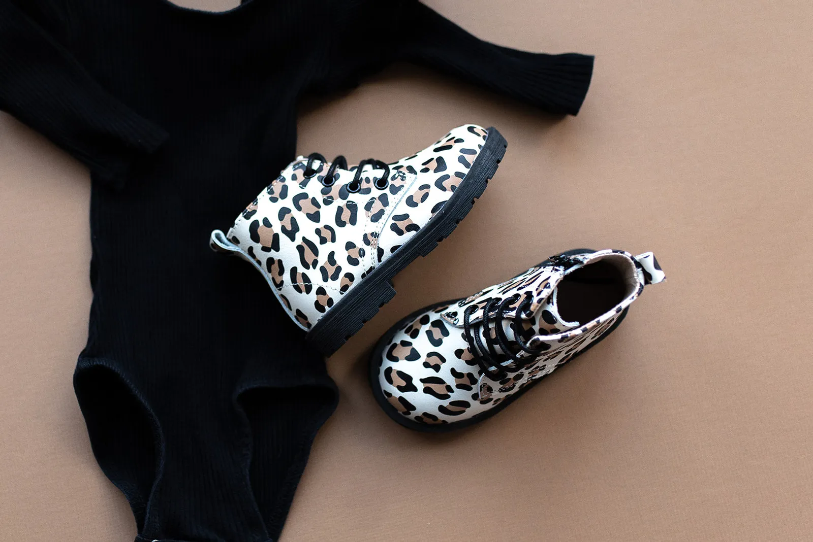 Combat Boots - Leopard
