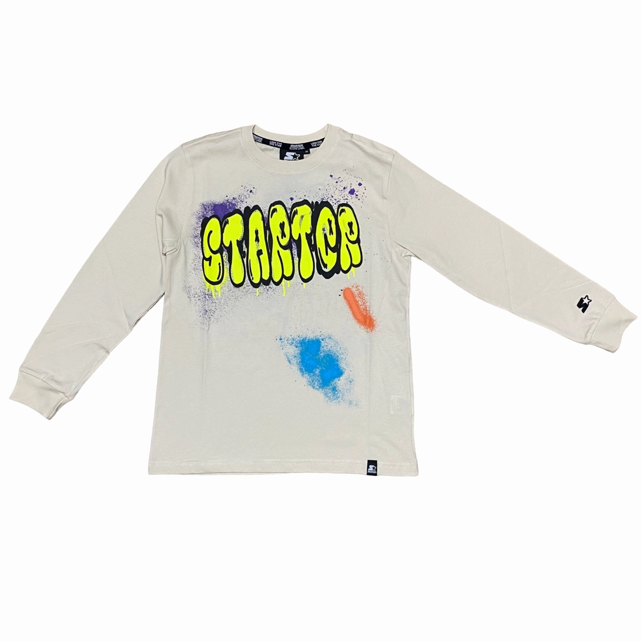 Easy Fit Wear Starter maglietta manica lunga con stampa 1312 crema