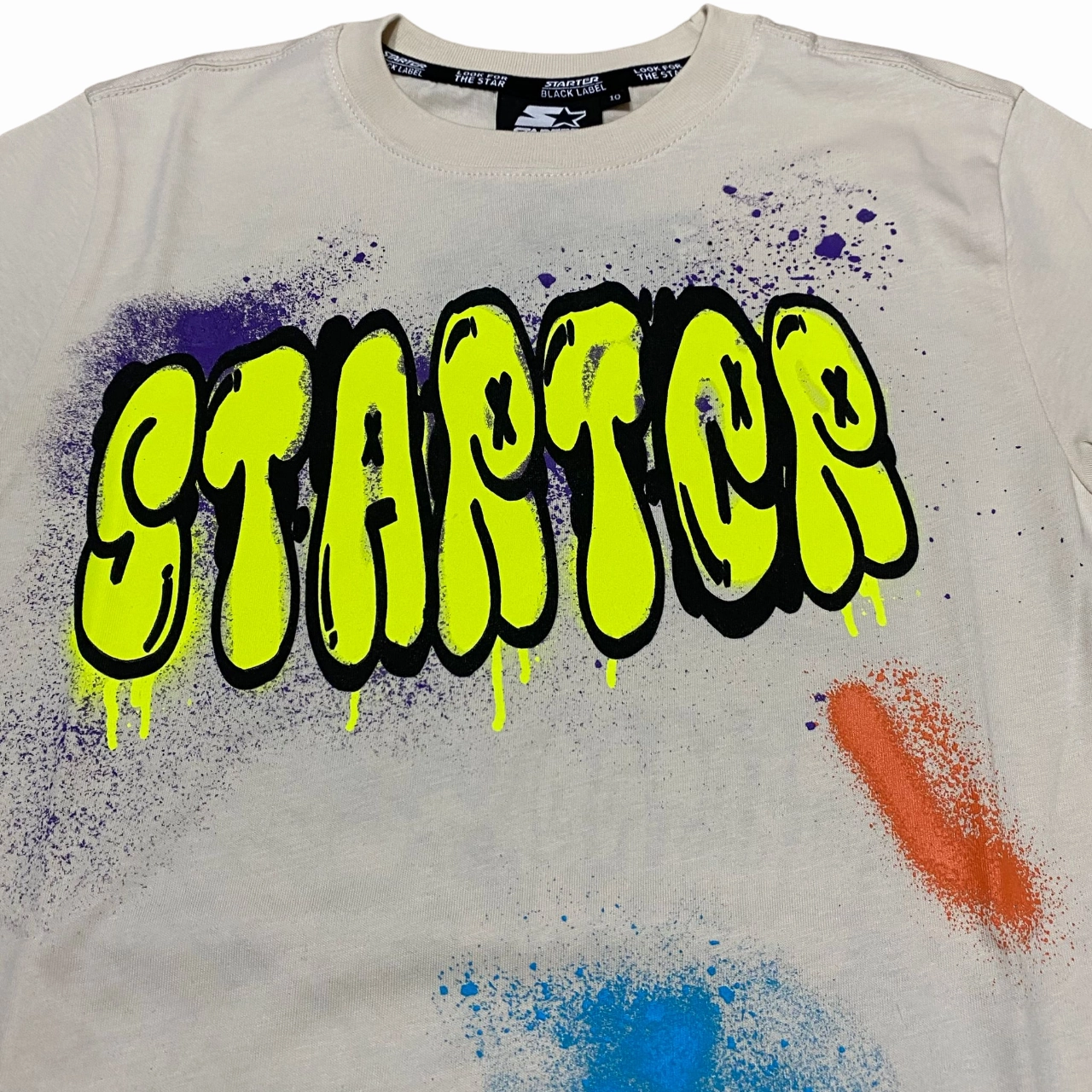 SoftenedNeckline Starter maglietta manica lunga con stampa 1312 crema