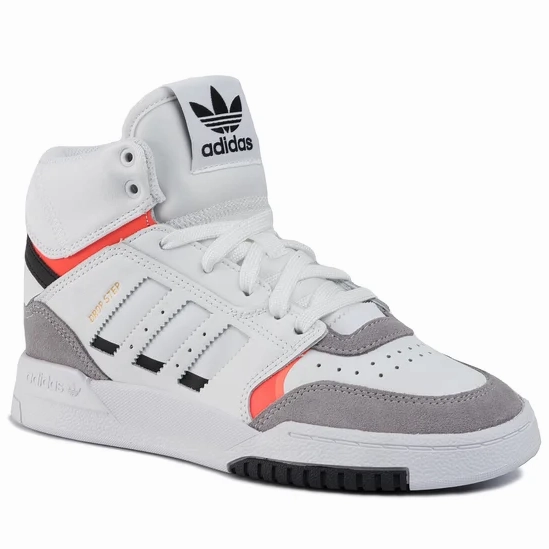 running in fun runs shoes low - top mobility Adidas Originals Scarpa sneakers da ragazzo Drop Step EE8755 bianco-grigio-arancio