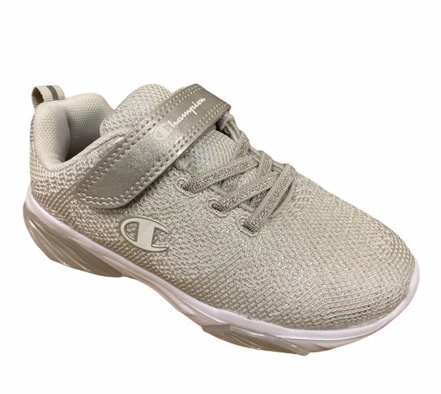 Champion scarpa da ginnastica da bambina con luci Wave G PS S32132 CHA EM007 argento Heat Dissipation Technology