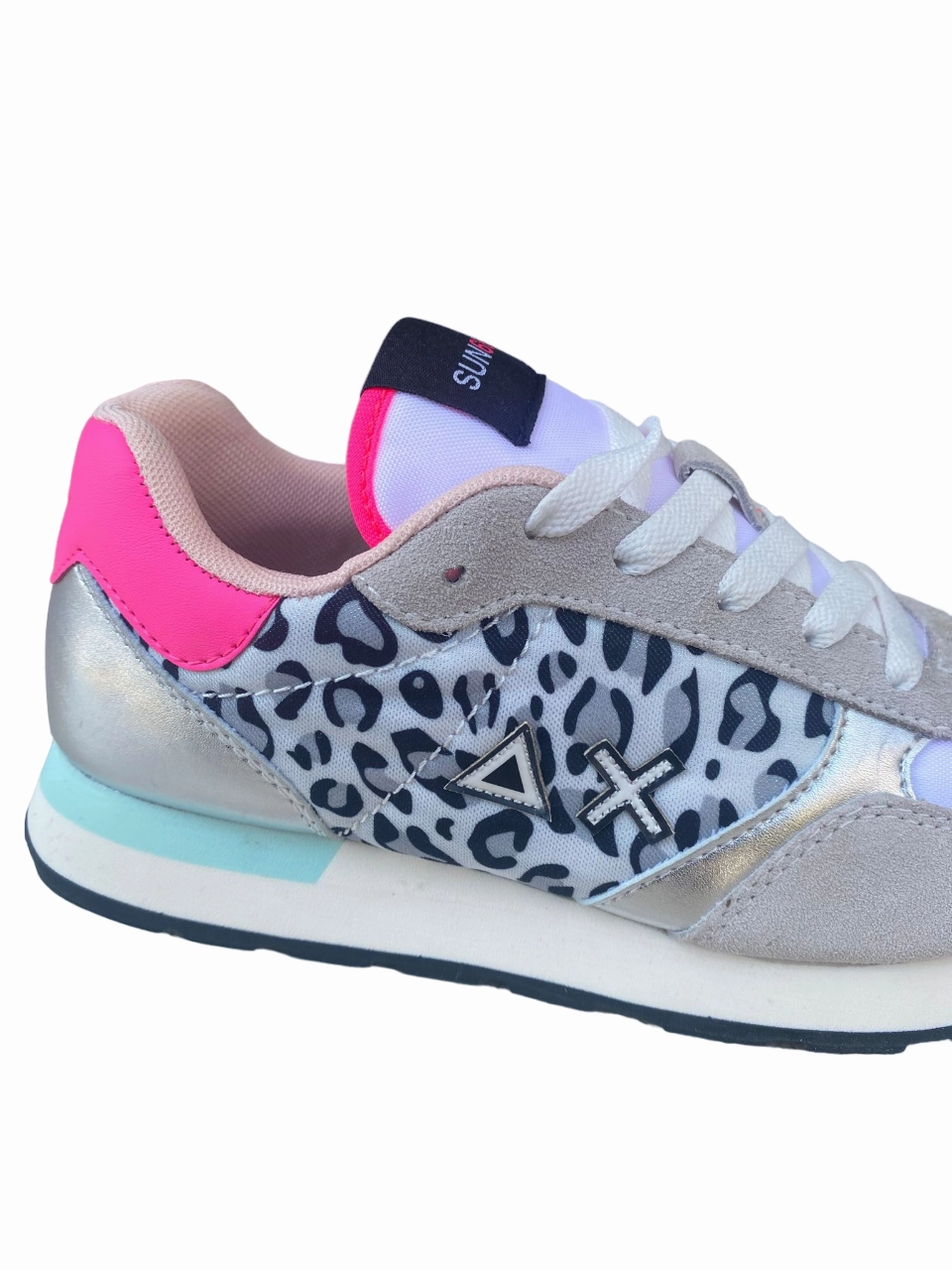 Multidirectional Traction Sun68 sneakers da ragazza Girl's Kelly Animal Body Z32417 01 bianco