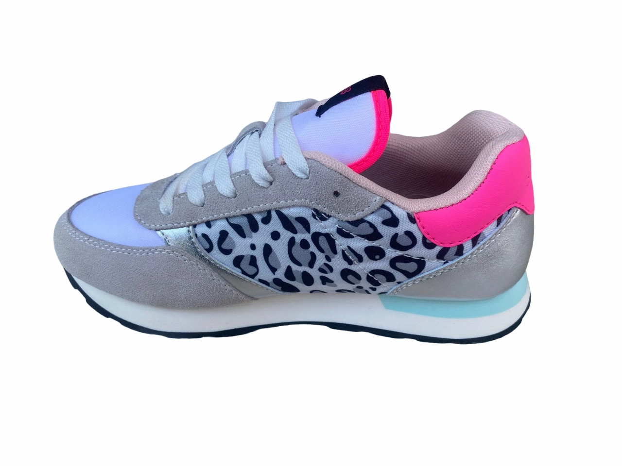 Sun68 sneakers da ragazza Girl's Kelly Animal Body Z32417 01 bianco Anti Slip Interior foot - ventilation running shoes