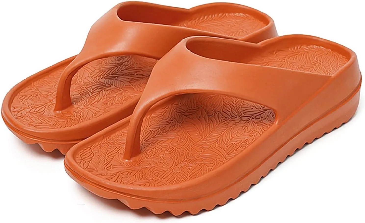 Comfortable Flip Flops for Women Summer Beach Walking Thong Sandals Arch Support Slip On Indoor Outdoor Shoes
