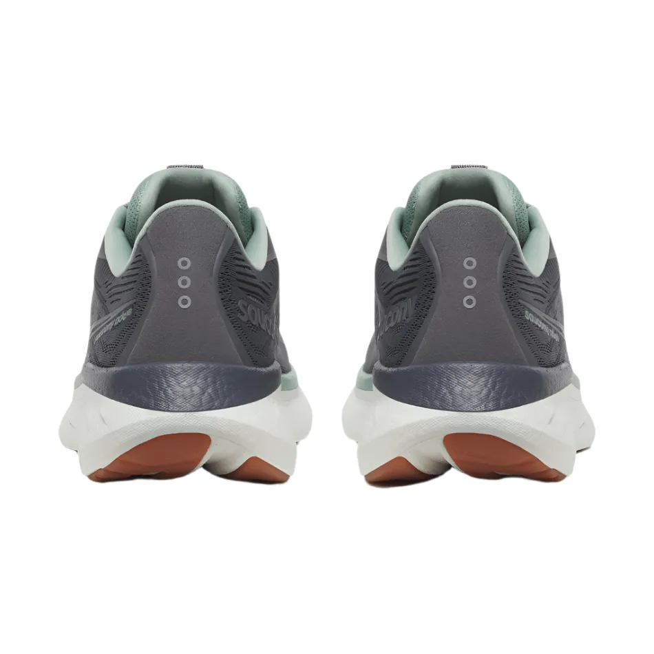 Saucony Men's Ride 18 Running Shoes in Carbon/Iceberg AW25 slow - drying shoes amateur runner shoes