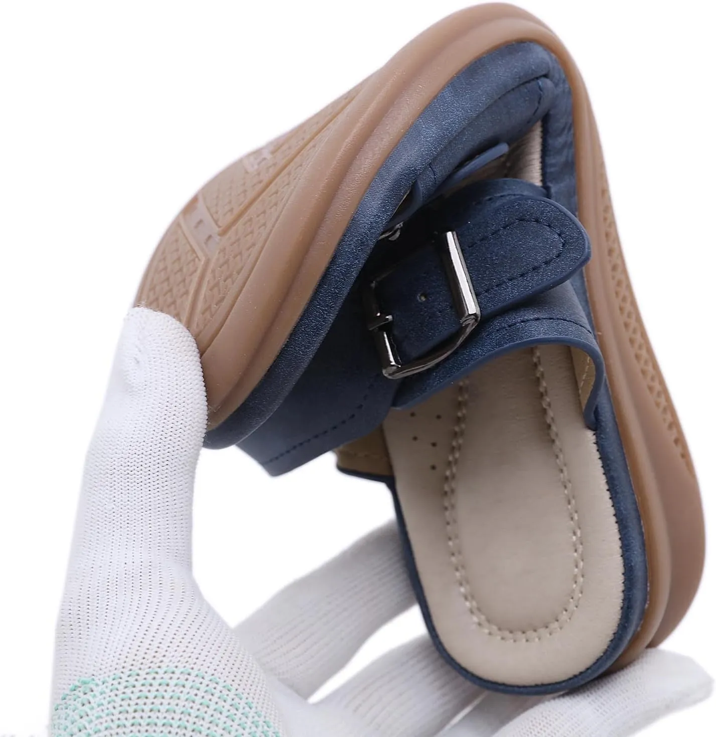 Comfortable Sandals for Women Platform Walking Sandal Dressy Casual Open Toe Walking Shoes Wedge Cushioning Slippers Orthopedic Arch Support Sandal Soft Indoor Outdoor Shoes