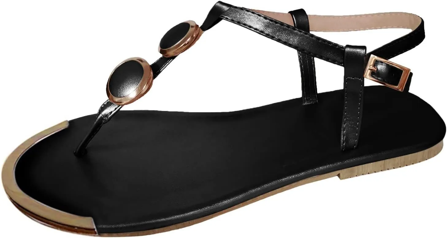 Comfortable Slip on Slide Sandals for Women Fashion Versatile Leather Cool Shoes Leather Sandals for Women