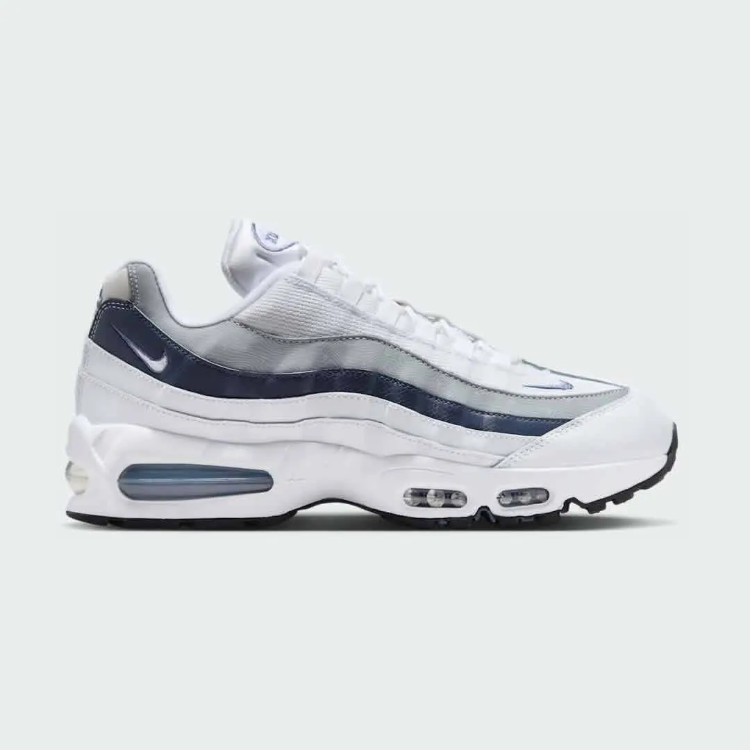 Nike Air Max 95 OG Men's White Running Trainers IF2718 100 Rockered Profile Full Cushioning