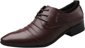 Comfortable Suit Wedding Men Shoes Business Shoe Lace Shoes Male Casual Leather Men's Leather Men Dress Shoes Leather