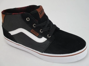 Stylish Shoes Vans Chapman Mid Junior Pelle Scamosciata VN0A2XSSK75 | Sneakers nere